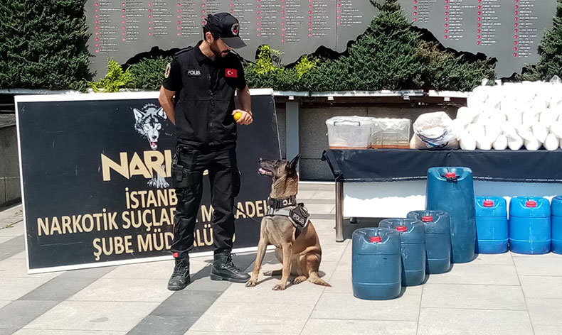 849 kilo uyuşturucu yakalandı