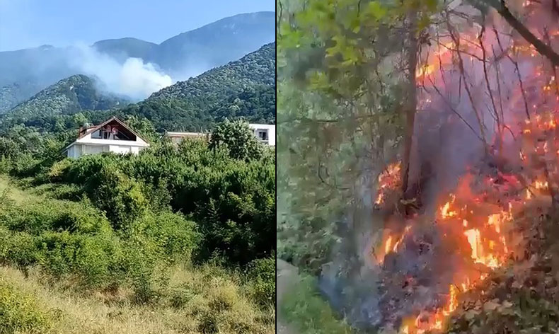 Uludağ’ın eteklerinde çıkan yangın kontrol altına alındı