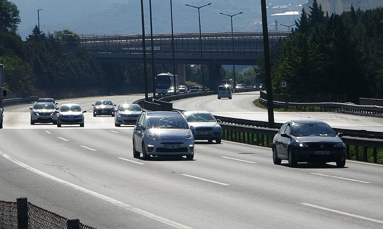 Bayram tatili dönüşünde trafik akıcı
