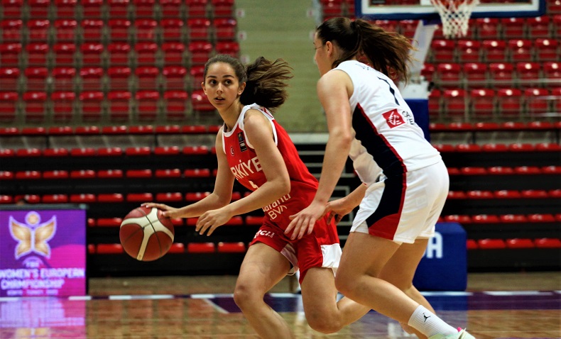 18 Yaş Altı Kız Basketbol Milli Takımı, Fransa’ya mağlup oldu