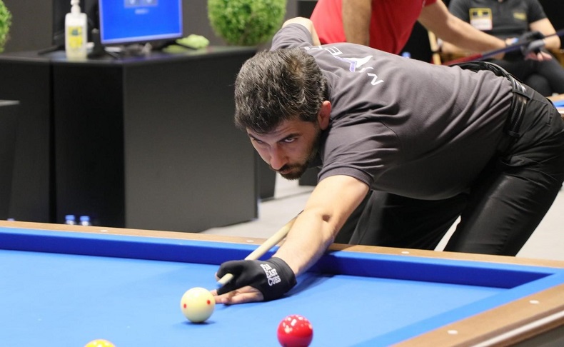 Bilardo şampiyonasında 3. oldu