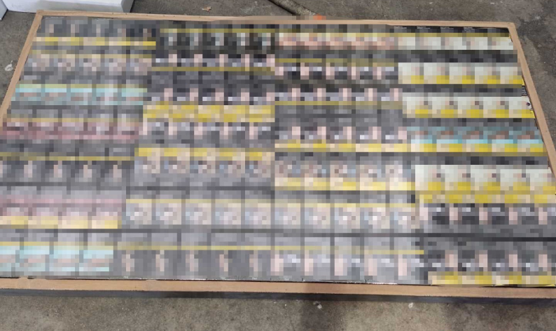 35 bin 800 paket sigara ele geçirildi