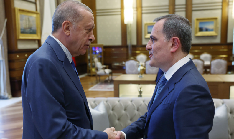 Erdoğan, Bayramov’u kabul etti