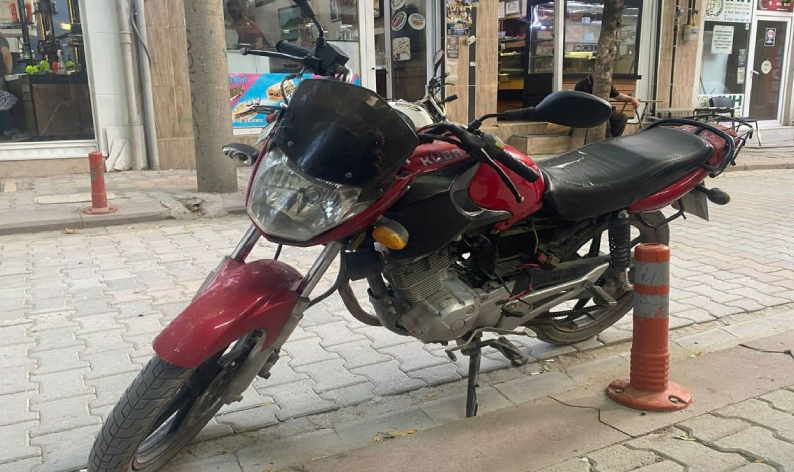 Motosikletine 2,5 yıl sonra kavuştu