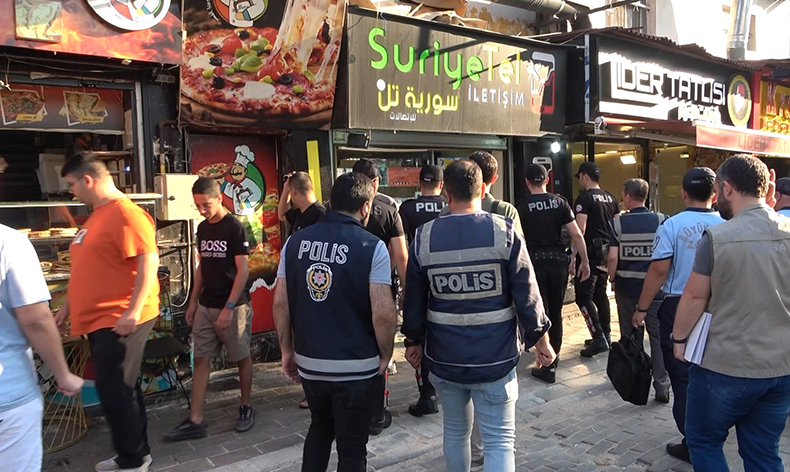 Bursa’da Suriyelilerin yaşadığı mahallelerde denetim