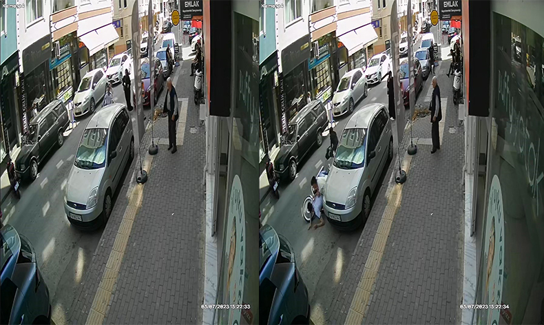 Bursa’da motosikletli gençler genç kıza çarptı