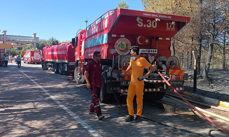Gaziantep’te orman yangını