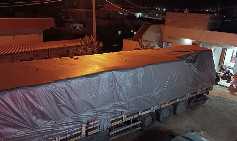 Sahte plaka ve ruhsatla 27 tonluk hırsızlık