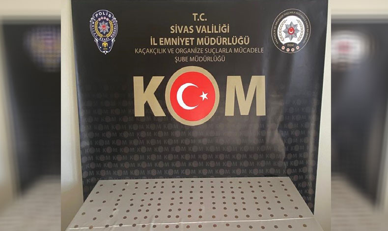 Sivas’ta onlarca sikke ele geçirildi