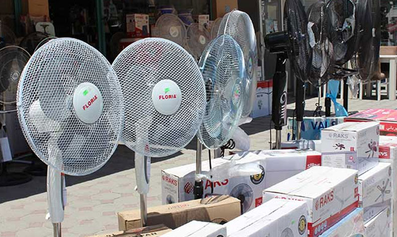Klima alamayan vantilatöre koştu