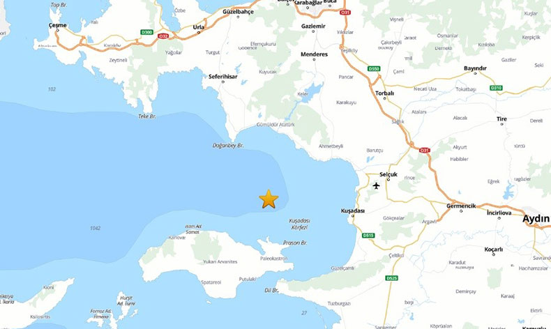 İzmir’de 3.9’luk deprem