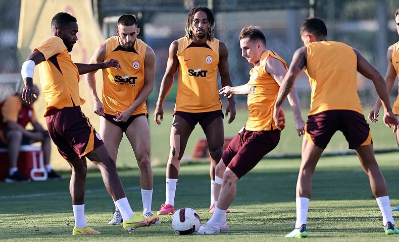 Galatasaray, Olimpija Ljubljana maçının taktiğini çalıştı