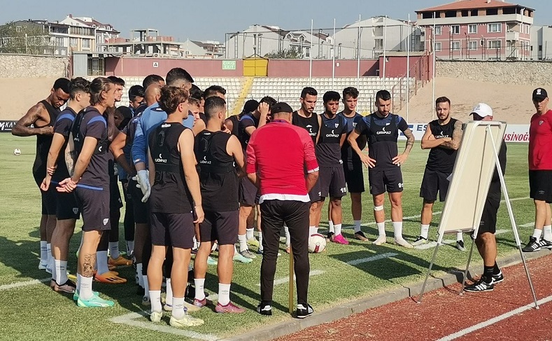 Bandırmaspor, Boluspor maçı öncesi hazırlıklarını sürdürüyor