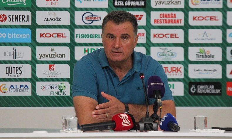 Giresunspor-Bandırmaspor maçının ardından