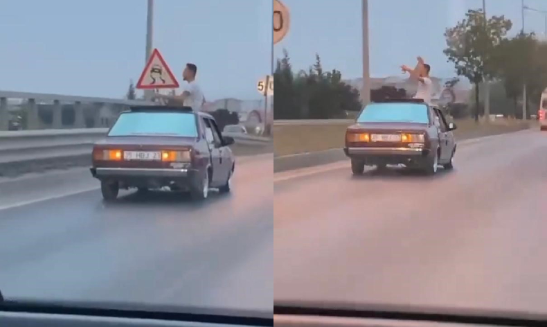 Tehlikeli yolculuk kameraya yansıdı