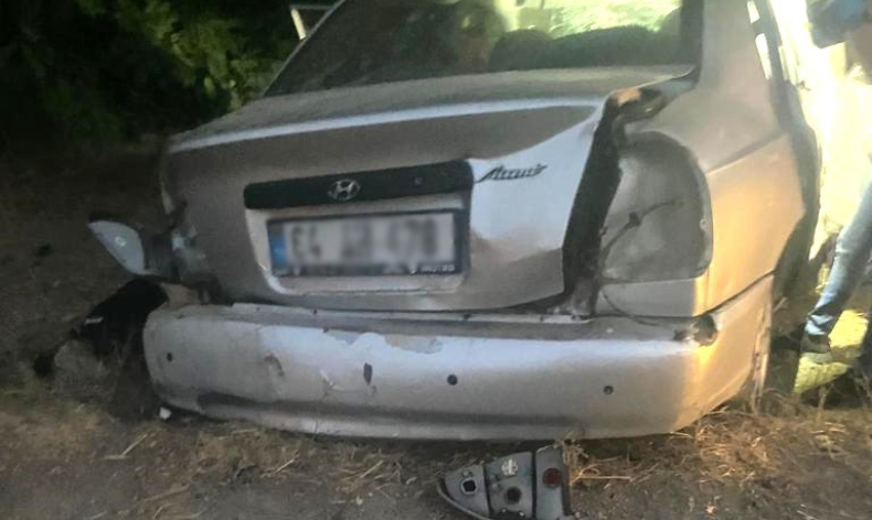 Otomobil baba oğula mezar oldu