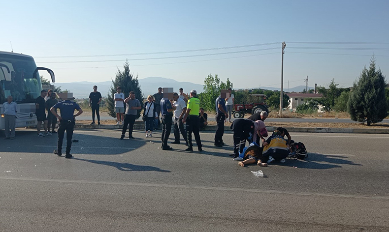 Yolcu otobüsünün çarptığı kadın yaşamını yitirdi