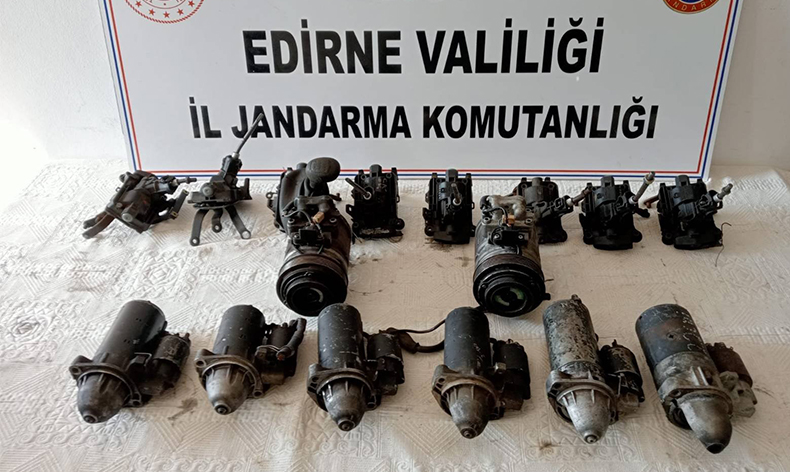 Araç şarj dinamosu ele geçirildi