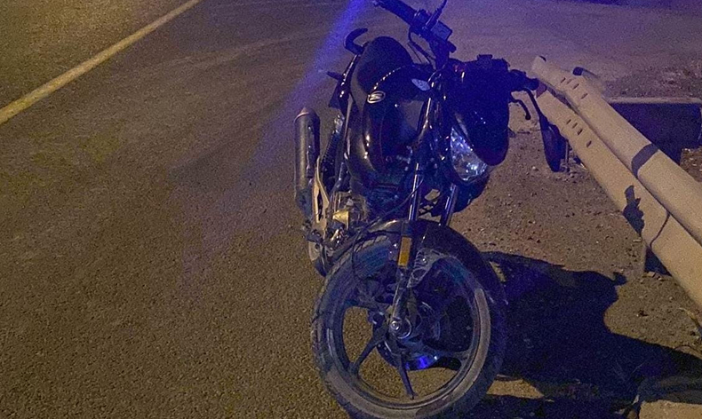 Bursa’da motosiklet devrildi