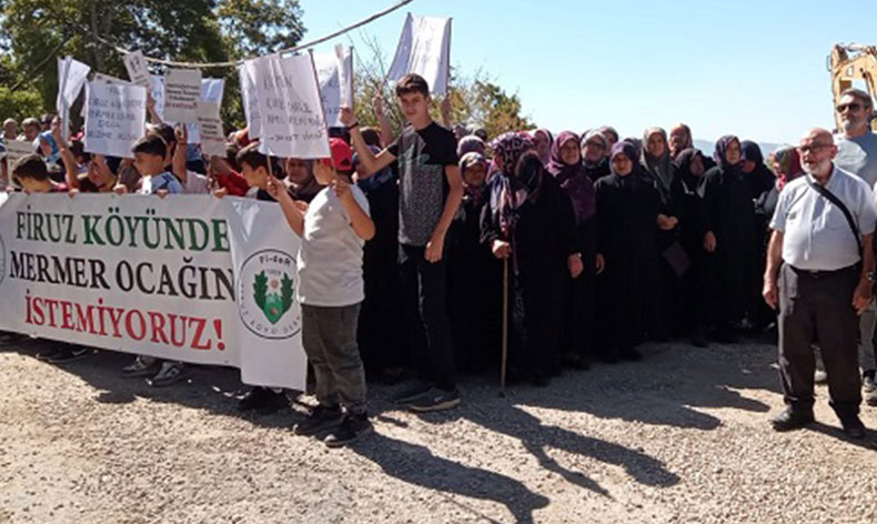Orhaneli halkı suyunu, toprağını, ağacını koruyor