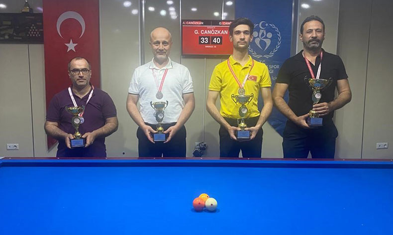 Bilardo İl Birinciliği tamamlandı