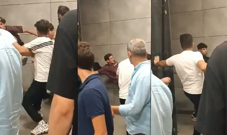 Bursa’da tekme ve yumruklar havada uçuştu