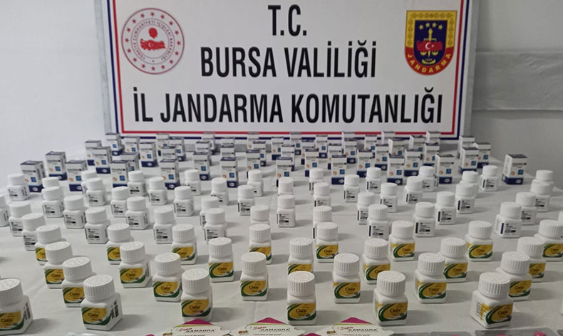 Bursa’da cinsel gücü arttırıcı ilaç operasyonu