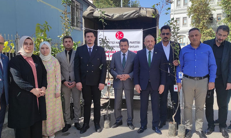 Bursa’dan yangın bölgesine meyve fidanı desteği