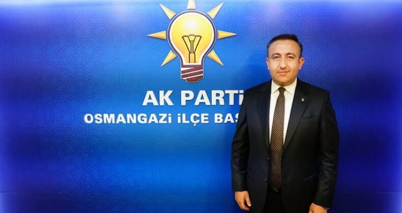 Ak parti Osmangazi’de Ufuk Cömez görevinden ayrıldı