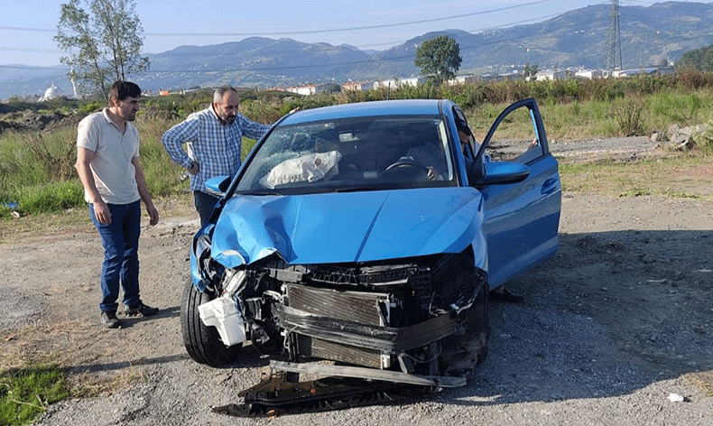 Samsun’da trafik kazası: 1 yaralı