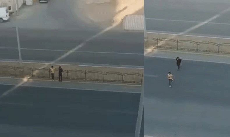 Batman’da çocuklar, görenleri korkuttu