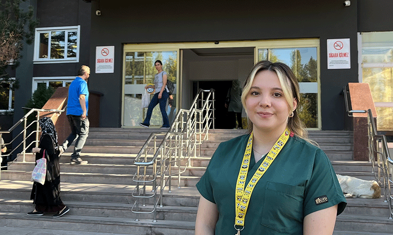Hastanede personeliydi, doktor olacak