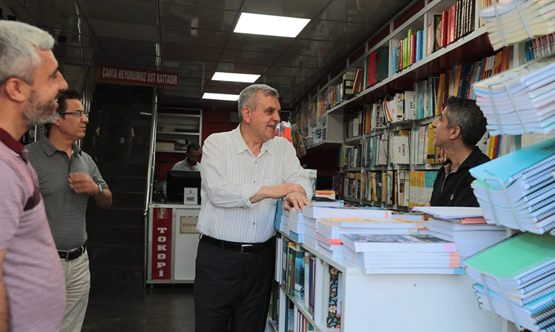 Beyazgül esnafı dinledi