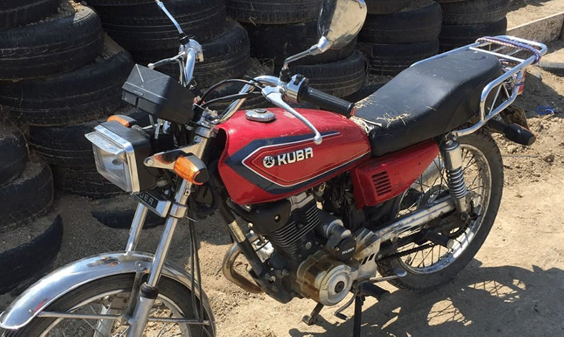 Park halindeki motosiklet çalındı