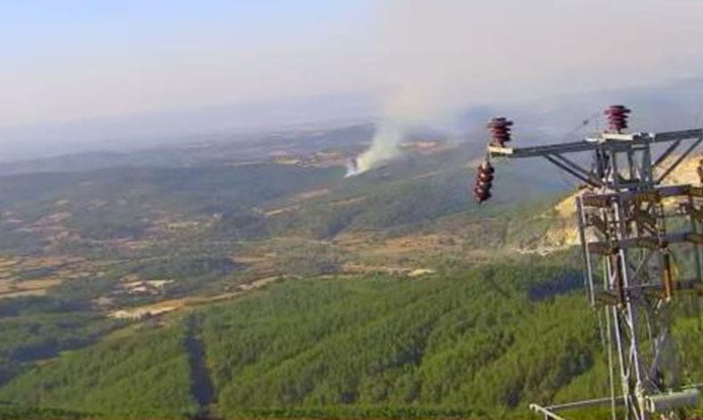 Çanakkale’de orman yangını