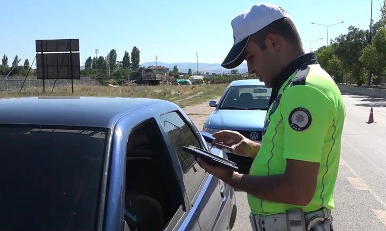 120 araç trafikten men edildi