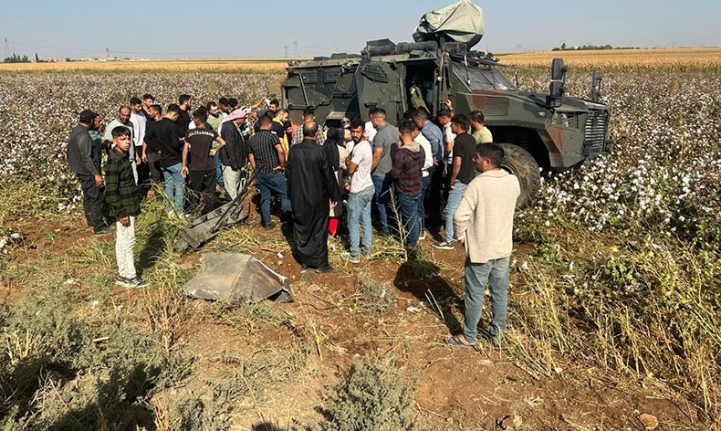 Şanlıurfa’da zırhlı askeri araç devrildi