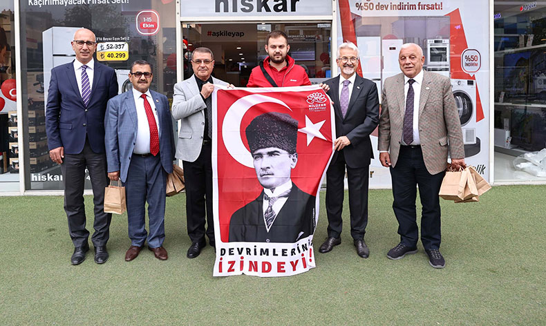 Nilüfer’de başkanlardan esnaf ziyareti