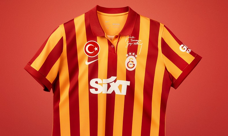 Galatasaray’dan, Cumhuriyet’in 100. yılına özel forma