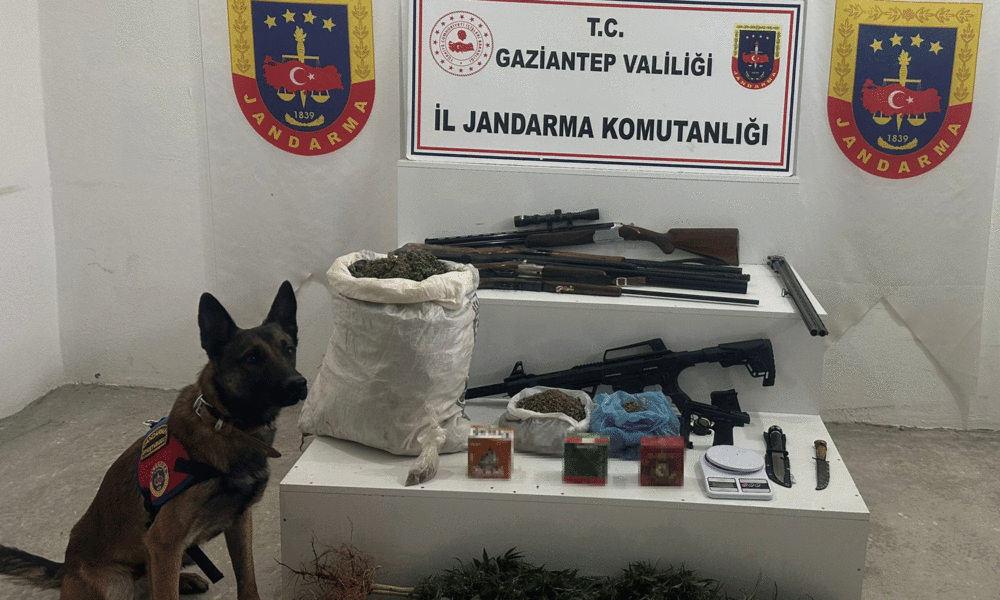 Gaziantep’te uyuşturucu operasyonu