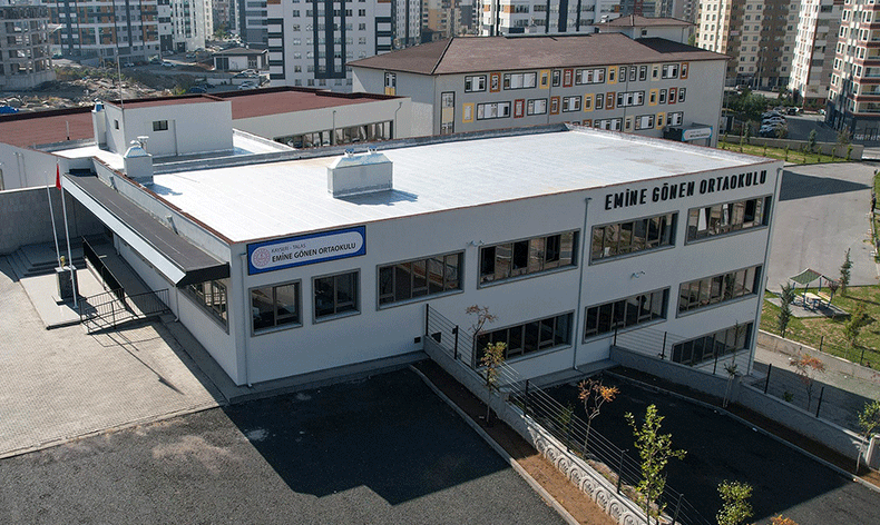 100. yılda Emine Gönen Ortaokulu Açılıyor