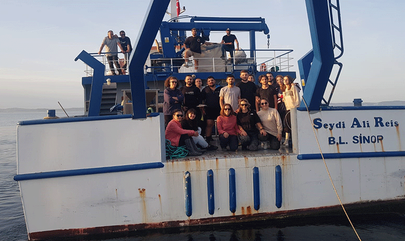 Sinop’ta midye seyreltme çalışması