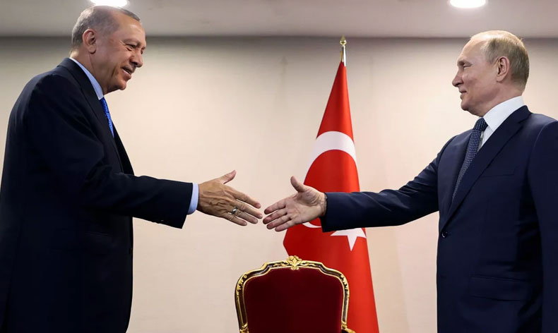 Cumhurbaşkanı Erdoğan, Putin ile görüştü
