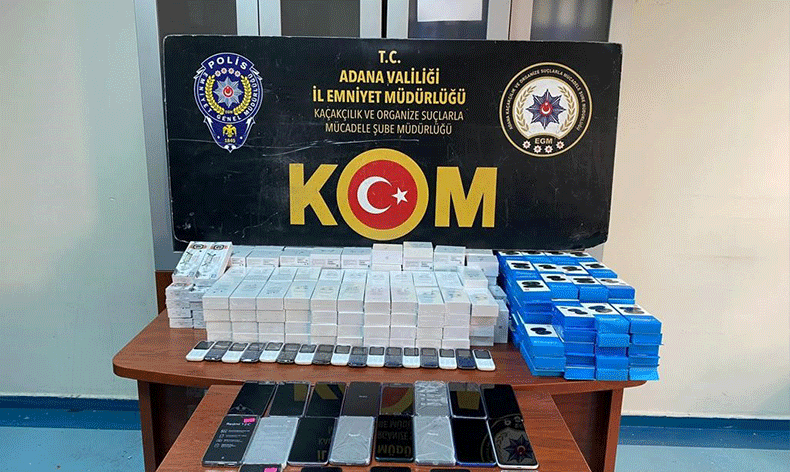 Adana’da kaçakçılık operasyonu