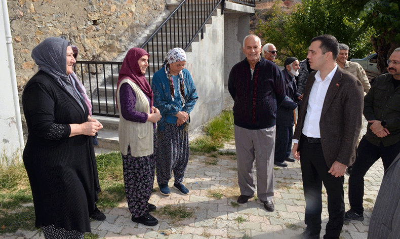 Kaymakam Zor, köylülerin sorunlarını dinledi