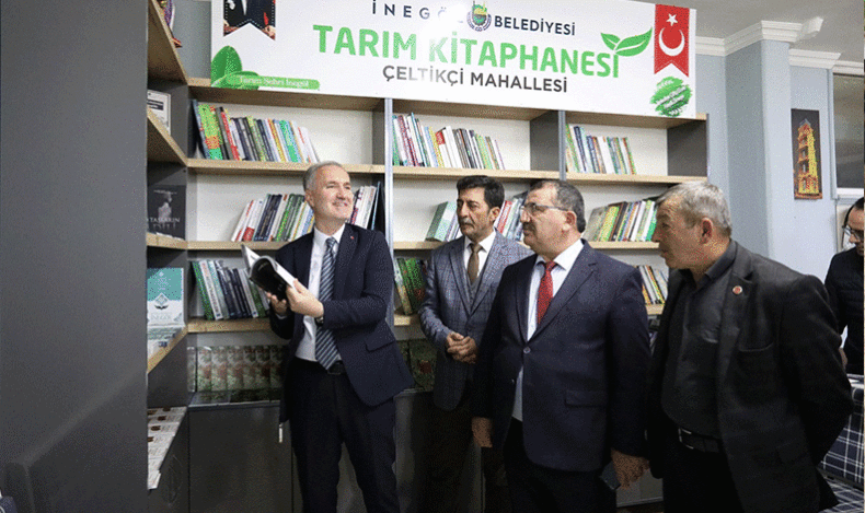 İnegöl’ün 2. tarım kütüphanesi açıldı