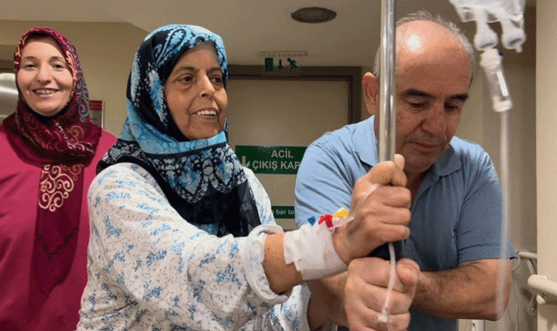 2 ay ömür biçilen kayınvalidesine yaşam oldu