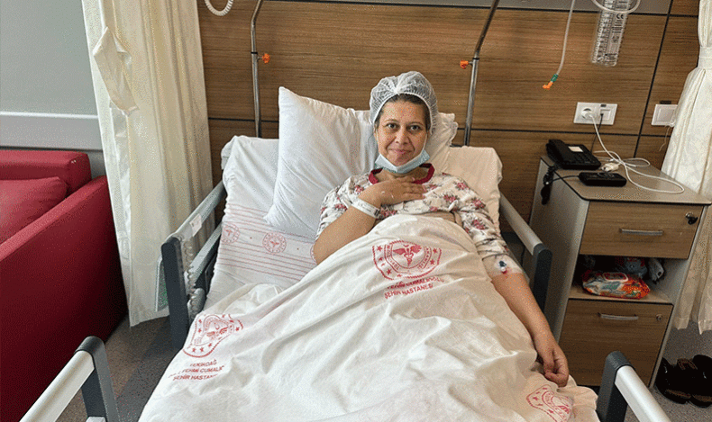 Karın şişkinliği şikayetiyle gitti, karnından 20 kiloluk kitle çıktı