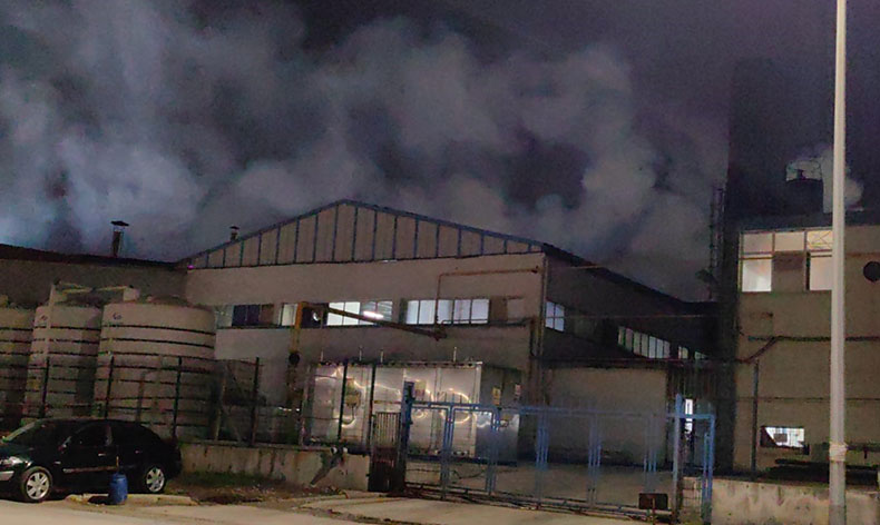 Bursa’da tekstil fabrikasında yangın