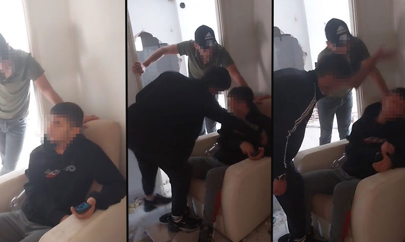 ‘Sevgilime yazdın’ dedi, metruk binada darp etti